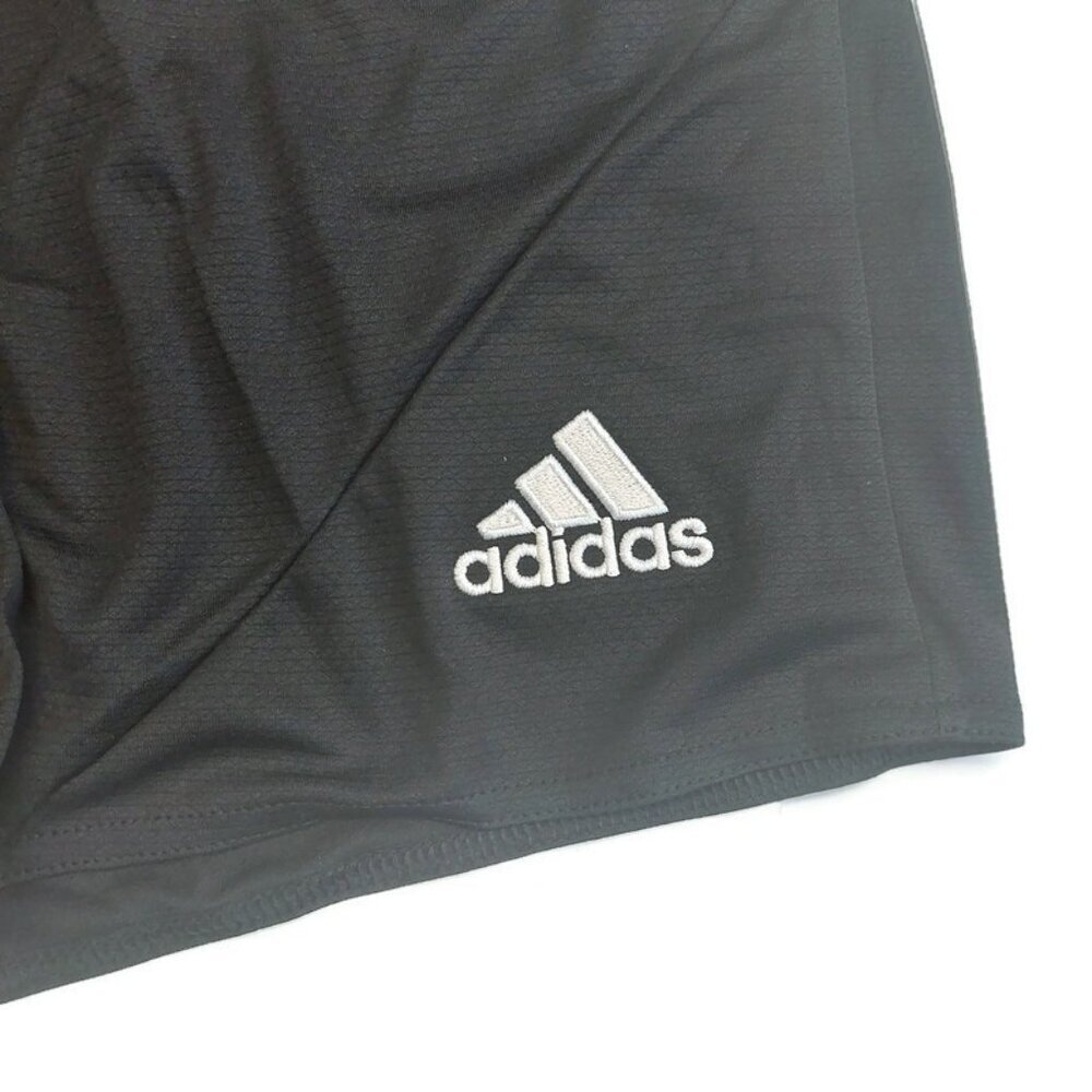 Adidas Youth Boys Size YXL Striker 13 Athletic Shorts Black White - Picture 3 of 4